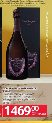 Szampan Dom Perignon Rose Vintage promocja w Selgros