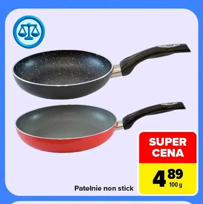 Patelnie non stick promocja w Carrefour