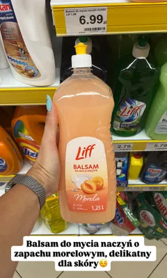 Balsam do mycia naczyń Liff Morela promocja w Dino
