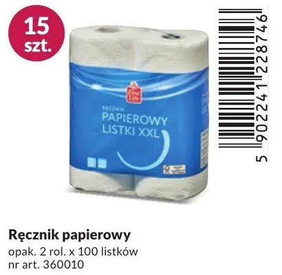 Ręcznik papierowy promocja w Makro