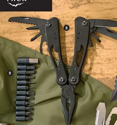 Multitool narzędzie 22w1 z zestawem bitów i pokrowcem promocja w Biedronka