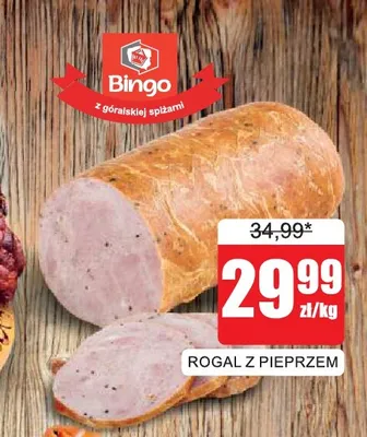 Rogal z pieprzem Bingo promocja w Bingo