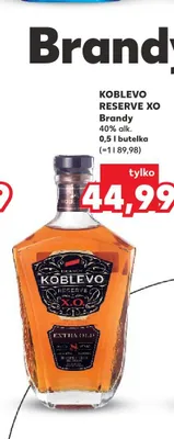 Brandy Koblevo Reserve XO promocja w Kaufland