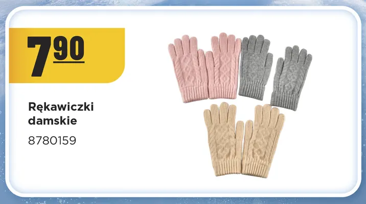 Rękawiczki damskie promocja w MR. DIY