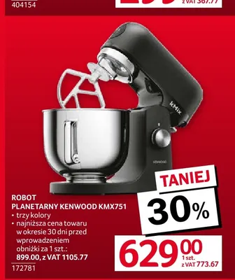 Robot planetarny KMX751 Kenwood promocja w Selgros
