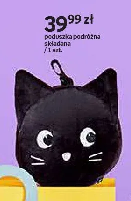 Poduszka podróżna składana Purrrfect School promocja w Empik