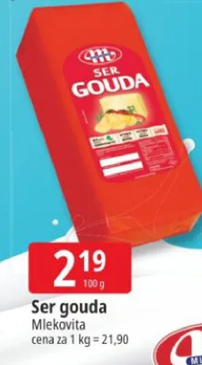 Ser gouda Mlekovita promocja w Leclerc