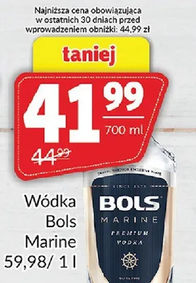 Wódka Bols Marine Premium promocja w Prim Market