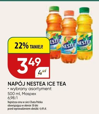 Napój Nestea Ice Tea promocja w Chata Polska
