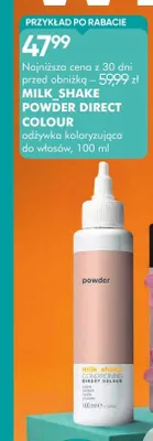 Odżywka koloryzująca do włosów Milk_Shake Powder Direct Colour promocja w Super-Pharm