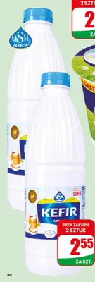 Kefir naturalny OSM Jarocin promocja w Dino