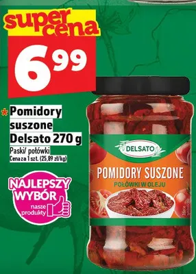 Pomidory suszone Delsato 270 g promocja w TOPAZ