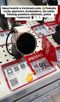 Smartwatch Spark Tracer promocja w Auchan