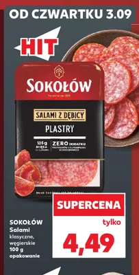 Salami węgierskie Sokołów promocja w Kaufland