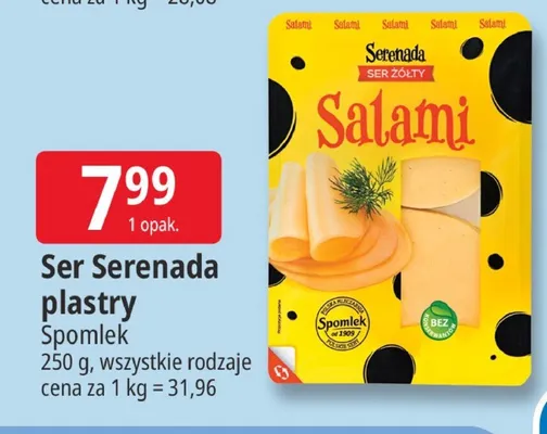 Ser Serenada plastry Spomlek promocja w Leclerc