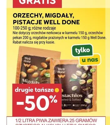 Orzechy nerkowca Well Done promocja w Stokrotka