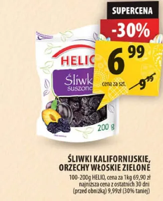 Śliwki kalifornijskie, orzechy włoskie zielone promocja w Arhelan