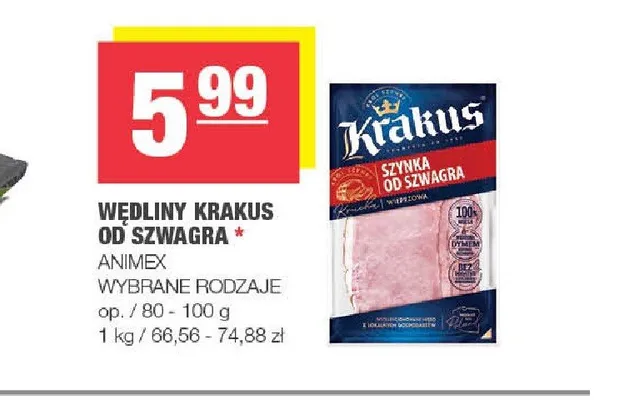 Wędliny Krakus od Szwagra promocja w SPAR