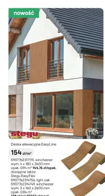 Deska elewacyjna EasyLine winchester promocja w Castorama