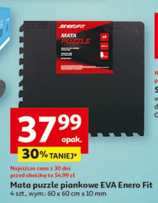 Mata puzzle piankowe EVA Enero Fit 4 szt. promocja w Auchan
