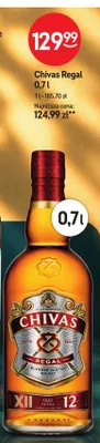 Whisky Chivas Regal promocja w Żabka