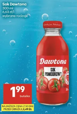Sok Dawtona wybrane rodzaje promocja w Delikatesy Centrum