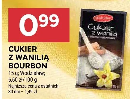 Cukier waniliowy z bourbon promocja w Stokrotka