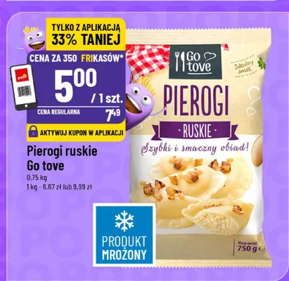 Pierogi ruskie promocja w POLOmarket