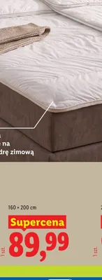 Kołdra całoroczna Livarno 160x200 cm promocja w Lidl