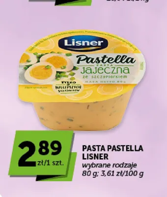 Pasta Pastella Lisner promocja w Groszek