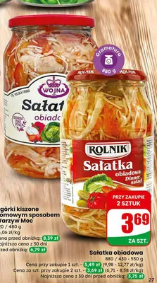 Sałatka obiadowa promocja w Dino