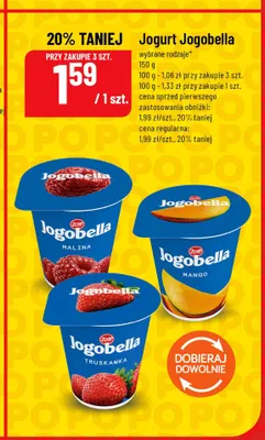 Jogurt Jogobella mango Zott promocja w POLOmarket