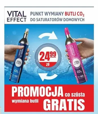 Butla CO2 Vital Effect promocja w Sedal