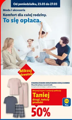 Piżama i prześcieradło promocja w Lidl