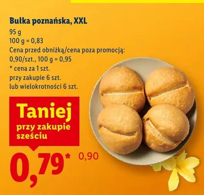 Bułka poznańska, XXL promocja w Lidl