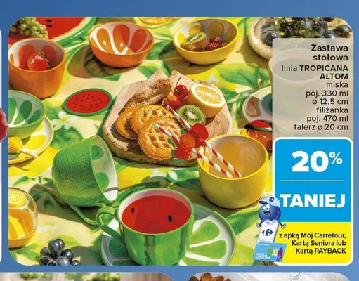 Zastawa stołowa Altom Tropicana promocja w Carrefour