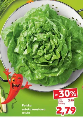 Sałata masłowa polska promocja w Kaufland