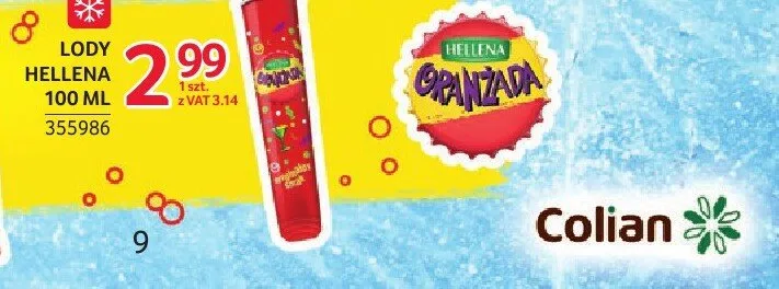 Lody HELLENA 100ml promocja w Selgros