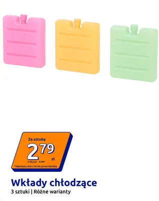 Wkłady chłodzące 3-pak promocja w Action