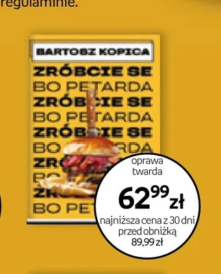 Książka Zróbcie se bo petarda Bartosz Kopica promocja w Empik