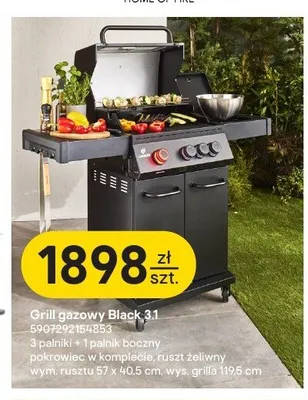 Grill gazowy Black 3,1 Landmann promocja w Castorama