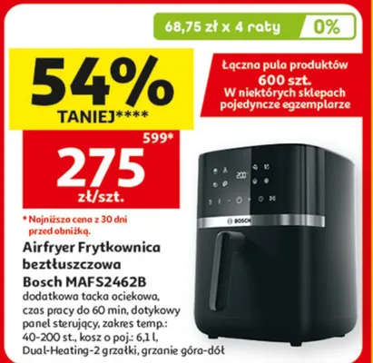 Airfryer frytkownica beztłuszczowa promocja w Auchan