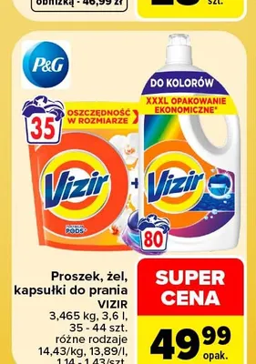 Żel do prania Vizir promocja w Carrefour Market