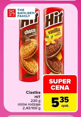 Ciastka Hit promocja w Carrefour Market