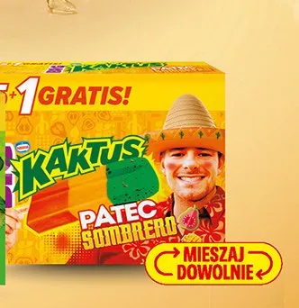 Lody Kaktus Patec Sombrero 6-pak promocja w Biedronka