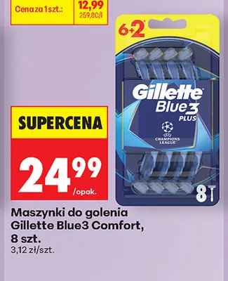 Maszynki do golenia Gillette Blue3 Comfort promocja w Biedronka