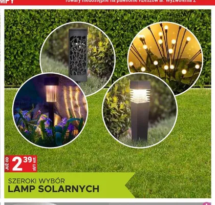 Lampa solarna promocja w Merkury Market