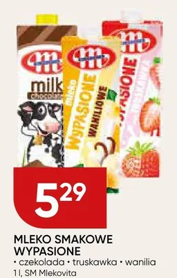 Mleko smakowe wypasione czekolada, truskawka, wanilia promocja w Chata Polska