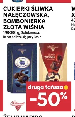 Cukierki Śliwka Nałęczowska Solidarność promocja w Stokrotka