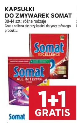 Kapsułki do zmywarek Somat promocja w Stokrotka